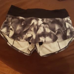 Lululemon speed shorts